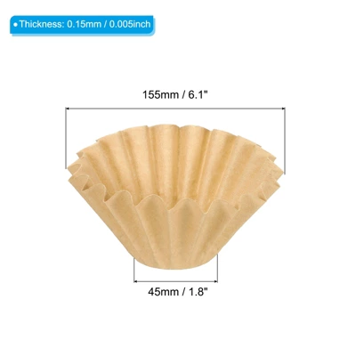 Unique Bargains Cafe Office Home Brewing Paper Disposable Coffee Filters 50 Pcs 3 Unique Bargains Cafe Office Home Brewing Paper Disposable Coffee Filters 50 Pcs