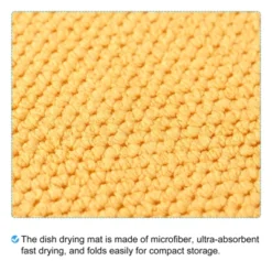 Unique Bargains Microfiber Reversible Washable Fast Drying Dish Drying Mat Yellow 3 Pcs 9 Unique Bargains Microfiber Reversible Washable Fast Drying Dish Drying Mat Yellow 3 Pcs -Kitchen Tools Shop GUEST 65c86ed7 b90e 4925 a03b 52779272861d 1
