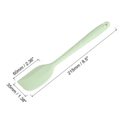 Unique Bargains Heat-resistant Silicone Spatula Spoon For Baking Cooking Mixing 8.5” Cyan 1 Pc
