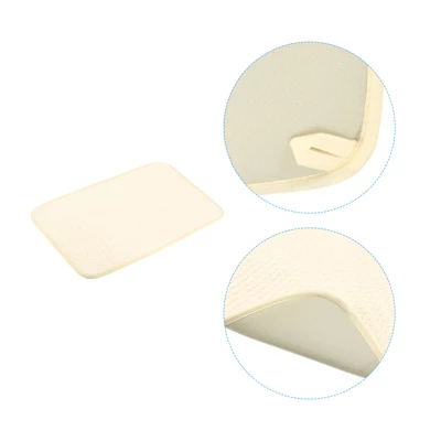 Unique Bargains Microfiber Non-slip Reversible Ultra Absorbent Dish Drying Mat 19.69" X 14.97" Yellow 1 Pc 4 Unique Bargains Microfiber Non-slip Reversible Ultra Absorbent Dish Drying Mat 19.69" X 14.97" Yellow 1 Pc - Image 2