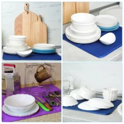 Unique Bargains Microfiber Ultra-absorbent Fast Drying Compact Storage Dish Drying Mat 10 Unique Bargains Microfiber Ultra-absorbent Fast Drying Compact Storage Dish Drying Mat -Kitchen Tools Shop GUEST 67994f3c fbf1 43ea 960d b2a9c7a3002f 11