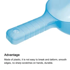 Unique Bargains Plastic Multi-functional Durable Kitchen Maker Ice Scoop 12oz Blue 2 Pcs -Kitchen Tools Shop GUEST 693d16c6 7486 42e4 8054 e033d9fe3c52
