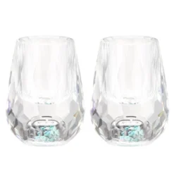 Unique Bargains Polystyrene Lightweight Shot Glasses Drinkware With Turquoise Elements 2 Pcs -Kitchen Tools Shop GUEST 6b0d32c1 a932 4767 b863 6654a235bbcb