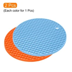 Unique Bargains Silicone Heat Resistant Non-Slip Flexible Trivet Mats Orange, Light Blue 2 Pcs 6 Unique Bargains Silicone Heat Resistant Non-Slip Flexible Trivet Mats Orange, Light Blue 2 Pcs -Kitchen Tools Shop GUEST 6c017264 7fe7 492c b9ab 83da3b74c792