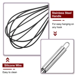 Unique Bargains Stainless Steel Silicone Non-Stick Coated Heat-Resistant Whisk 3 Pcs 18 Unique Bargains Stainless Steel Silicone Non-Stick Coated Heat-Resistant Whisk 3 Pcs -Kitchen Tools Shop GUEST 6c84ebbf eec1 44b7 8883 9bb07dd5b7ec