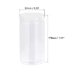 Unique Bargains Round Clear Plastic Empty Jars With Transparent Screw Top Lids For Storage 6 Pcs -Kitchen Tools Shop GUEST 6cbbf6c6 6572 4df1 88cc 46ff39756a02