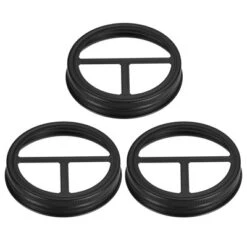 Unique Bargains Stainless Steel Leak-Proof Mason Jar Toothbrush Holder Lids 3 Pcs -Kitchen Tools Shop GUEST 6d1f48e9 538a 4f7d a290 efc21cd58fcb