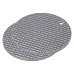 Unique Bargains Silicone Heat Resistant Non-slip Flexible Trivet Mats Light Gray 2 Pcs 7 Unique Bargains Silicone Heat Resistant Non-slip Flexible Trivet Mats Light Gray 2 Pcs -Kitchen Tools Shop GUEST 6f3e81be 94d3 488c aa5a ad2604194266