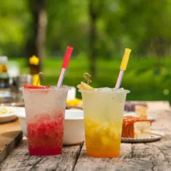 Unique Bargains Silicone Removable Soft Flexible Reusable Drinking Straws 8 Pcs -Kitchen Tools Shop GUEST 6ffab6c1 cb78 4775 b810 52984bfce098