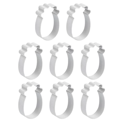 Unique Bargains Metal Safe Durable Heat-resistant Cookie Cutter 2.4 Inch X 1.5 Inch X 0.67 Inch Silver 8 Pcs 8 Unique Bargains Metal Safe Durable Heat-resistant Cookie Cutter 2.4 Inch X 1.5 Inch X 0.67 Inch Silver 8 Pcs - Image 6