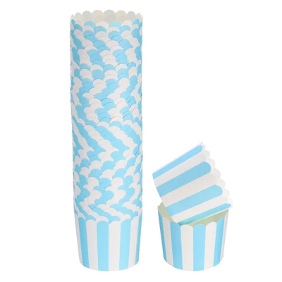 Unique Bargains Greaseproof Disposable Cakes Muffins Liners Stripe Paper Baking Cups 6oz 50 Pcs 8 Unique Bargains Greaseproof Disposable Cakes Muffins Liners Stripe Paper Baking Cups 6oz 50 Pcs - Image 6