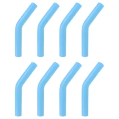 Unique Bargains Silicone Removable Flexible Washable Reusable Drinking Straws 8 Pcs -Kitchen Tools Shop GUEST 74a85c76 16dc 4b66 92fb 9bcae263d5bb