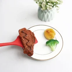 Unique Bargains Silicone Slotted Non Stick Heat Resistant Pancake Spatulas And Turners Red 1 Pc -Kitchen Tools Shop GUEST 7544b29a b6ae 40e6 8fa2 a954d0cafdee