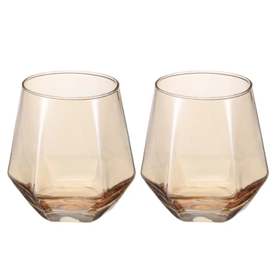Unique Bargains Textures Walls Rims Diamond Whiskey Glasses 2 Pcs 8 Unique Bargains Textures Walls Rims Diamond Whiskey Glasses 2 Pcs - Image 6