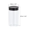 Unique Bargains Round Clear Plastic Empty Jars With Black Screw Top Lids For Storage 4 Pcs 2 Unique Bargains Round Clear Plastic Empty Jars With Black Screw Top Lids For Storage 4 Pcs -Kitchen Tools Shop GUEST 788d47b1 7b4c 4df9 a2bc 4fec7fe4ad23 1