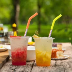 Unique Bargains Silicone Removable Flexible Washable Reusable Drinking Straws 8 Pcs -Kitchen Tools Shop GUEST 78a50e2a 6db4 4e45 8a67 2055a900857e