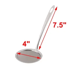 Unique Bargains Household Kitchen Metal Flour Oil Mesh Strainer Silver Tone 2 Pcs