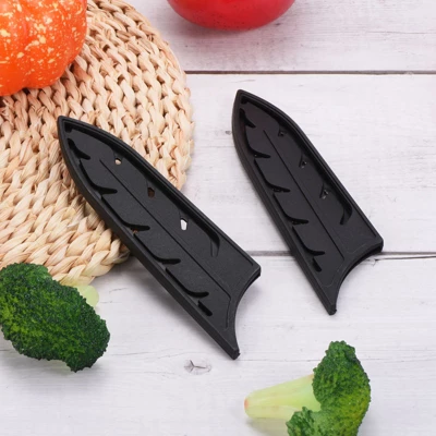 Unique Bargains Edge Guard Blade Protector Plastic 6" Ceramic Knife Sleeves Black 6 Unique Bargains Edge Guard Blade Protector Plastic 6" Ceramic Knife Sleeves Black - Image 4