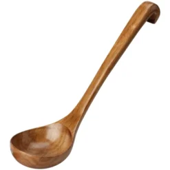 Unique Bargains Natural Grain Home Kitchen Brown Soup Spoon 11" Length 1 Pc -Kitchen Tools Shop GUEST 7b5f754e 8baa 423f 857d e8fd0ad498db