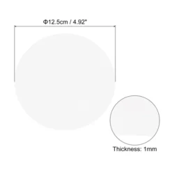 Unique Bargains Silicone Flexible Heat-resistant Waterproof Jar Opener Pads White 4 Pcs