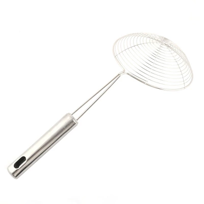 Unique Bargains Kitchenware Stainless Steel Oil Ladle Sifter Mesh Strainer Silver Tone 5.1'' Dia 4 Unique Bargains Kitchenware Stainless Steel Oil Ladle Sifter Mesh Strainer Silver Tone 5.1'' Dia - Image 2