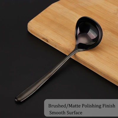 Unique Bargains Durable Stainless Steel Restaurant Kitchen Soup Ladle Spoon 7.8 Inch 4 Unique Bargains Durable Stainless Steel Restaurant Kitchen Soup Ladle Spoon 7.8 Inch - Image 2