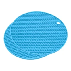 Unique Bargains Silicone Heat Resistant Non-slip Flexible Trivet Mat 7.08" X 7.08" X 0.24" Blue 2 Pcs 7 Unique Bargains Silicone Heat Resistant Non-slip Flexible Trivet Mat 7.08" X 7.08" X 0.24" Blue 2 Pcs -Kitchen Tools Shop GUEST 7bd8e4fd 3781 4e1c bd6d 1ba9353da51a