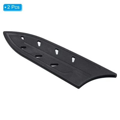 Unique Bargains Edge Guard Blade Protector Plastic 6" Ceramic Knife Sleeves Black 4 Unique Bargains Edge Guard Blade Protector Plastic 6" Ceramic Knife Sleeves Black - Image 2