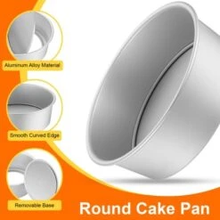 Unique Bargains Removable Loose Bottom Cheesecake Pan 2 Pcs -Kitchen Tools Shop GUEST 7c317ea6 64a3 4045 be1c 4e4f46e969ce