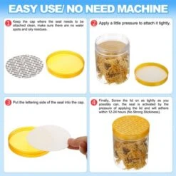 Unique Bargains Foam Lid Liner PS Foam Resistant Tamper Pressure Sensitive Seal For Bottle Cap Liners Seals -Kitchen Tools Shop GUEST 7c477129 bd20 41fc 968f 9970350e465b