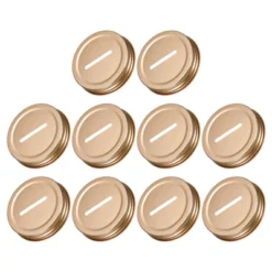 Unique Bargains Regular Mouth Coin Slot Bank Lid For Mason Jar Covers 10 Pcs -Kitchen Tools Shop GUEST 7c51dcb1 85bd 4e78 aba5 fcdaec374860