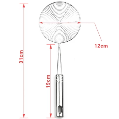 Unique Bargains Stainless Steel Mesh Colander Sieve Kitchen Ladle 4.7" Dia Strainers Silver Tone 6 Unique Bargains Stainless Steel Mesh Colander Sieve Kitchen Ladle 4.7" Dia Strainers Silver Tone - Image 4