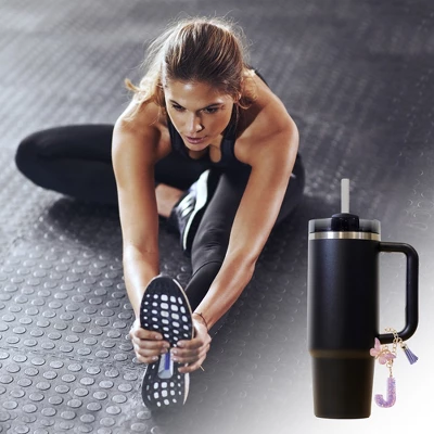 Unique Bargains Star Sequin Letter J Butterfly Tassel Water Cup Pendant Purple 1 Pc 5 Unique Bargains Star Sequin Letter J Butterfly Tassel Water Cup Pendant Purple 1 Pc - Image 3