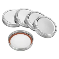 Unique Bargains Regular Mouth Iron Split-Type Leak-Proof Mason Jar Lids 8 Pcs -Kitchen Tools Shop GUEST 7f7fda40 748e 4b7c bff3 5a4a080c91f5