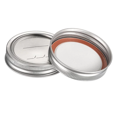 Unique Bargains Leak Proof Tinplate Canning Lids Fits Storage Cover 50 Sets 5 Unique Bargains Leak Proof Tinplate Canning Lids Fits Storage Cover 50 Sets - Image 3