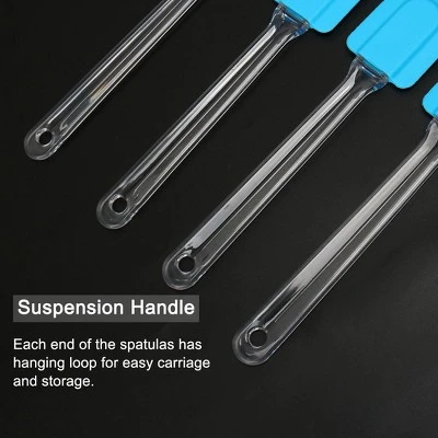 Unique Bargains Heat Resistant Non-scratch Non Stick Flexible Spatula 9.6 X 1.9 Inch 4 Pcs 6 Unique Bargains Heat Resistant Non-scratch Non Stick Flexible Spatula 9.6 X 1.9 Inch 4 Pcs - Image 4