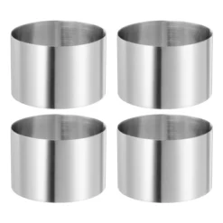 Unique Bargains Stainless Steel Seamless Nonstick Mirror Coating Round Cake Ring 4 Pcs -Kitchen Tools Shop GUEST 812efe44 09cd 402f a231 ba5a38ff6b32