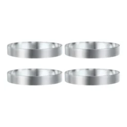 Unique Bargains Stainless Steel Seamless Nonstick Mirror Coating Round Cake Ring 4 Pcs -Kitchen Tools Shop GUEST 8193e0c6 5294 4c31 befa 10ae348ce60a