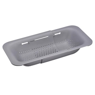 Unique Bargains Collapsible Colander Kitchen Over The Sink Drain Strainer Extendable Plastic Basket For Fruits Vegetables Pasta Food 8 Unique Bargains Collapsible Colander Kitchen Over The Sink Drain Strainer Extendable Plastic Basket For Fruits Vegetables Pasta Food - Image 6