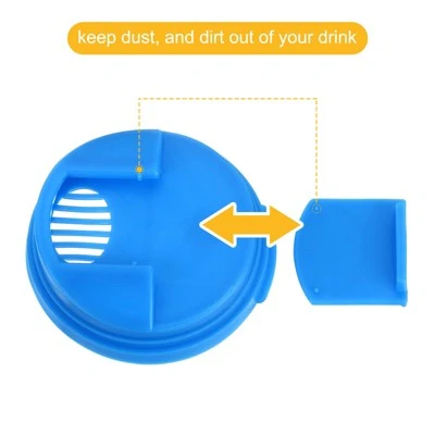 Unique Bargains Reusable Plastic Can Lids Fit Standard Size For Soda Beverage Beer 4 Pcs 4 Unique Bargains Reusable Plastic Can Lids Fit Standard Size For Soda Beverage Beer 4 Pcs - Image 2