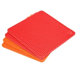 Unique Bargains Silicone Heat Resistant Multi-purpose Trivet Mat 4 Pcs -Kitchen Tools Shop GUEST 82e04651 b35e 4903 89aa 9e2a93e2bb4d