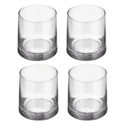 Unique Bargains Clear Glass Heavy Base Whiskey Glasses 4 Pcs -Kitchen Tools Shop GUEST 83234c6c 1b1e 458a 8521 07b68043a940