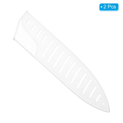 Unique Bargains PP Kitchen Blade Edge Protective Ceramic Knife Sleeves White 4 Unique Bargains PP Kitchen Blade Edge Protective Ceramic Knife Sleeves White - Image 2