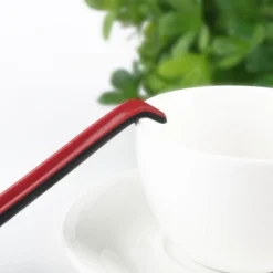 Unique Bargains Household Kitchen Plastic Tableware Soup Rice Spoons Red Black 5 Pcs 6.3" X 1.7" X 0.59" (L*W*D) -Kitchen Tools Shop GUEST 83e3d6ce f3aa 48b7 9f63 a856f73a459c