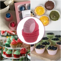 Unique Bargains Greaseproof Disposable Standard Size Cake Cookie Baking Cups 100 Pcs Red 12 Unique Bargains Greaseproof Disposable Standard Size Cake Cookie Baking Cups 100 Pcs Red -Kitchen Tools Shop GUEST 8473d8ec 2c3e 4d38 bd9f 377986dfbab0