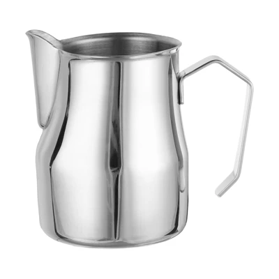 Unique Bargains Stainless Steel Coffee Cup Mug Milk Frothing Pitcher With Handle 4 Unique Bargains Stainless Steel Coffee Cup Mug Milk Frothing Pitcher With Handle - Image 3