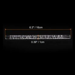 Unique Bargains Acrylic Embossed Non-Stick Round Head Baking Rolling Pin