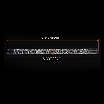 Unique Bargains Acrylic Embossed Non-Stick Round Head Baking Rolling Pin 3 Unique Bargains Acrylic Embossed Non-Stick Round Head Baking Rolling Pin