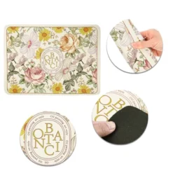 Unique Bargains Garden Of Eden Dish Drying Mat Green Yellow 15.75"x11.81" 9 Unique Bargains Garden Of Eden Dish Drying Mat Green Yellow 15.75"x11.81" -Kitchen Tools Shop GUEST 854f98f8 ff30 4321 b973 1523da1aa14b