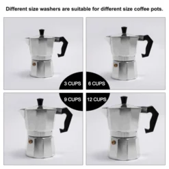 Unique Bargains Coffee Machine Replacement Mocha Pot Silicone Gasket And Stainless Steel Filter -Kitchen Tools Shop GUEST 8556b6b4 2708 463c 85e3 db4918a89699 1